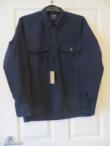 DRAKE'S BLUE RIPSTOP OVER SHIRT SIZE XS NEW WITH TAG