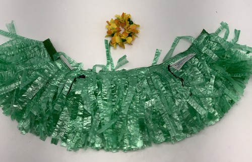 BAB Build A Bear Clothing Grass Skirt~ With Bracelet Retired - Picture 4 of 4