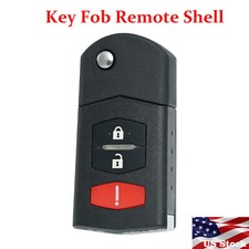 For 2007 2008 2009 2010 2011 2012 2013 2014 Mazda 5 Flip Car Key Fob Case Shell