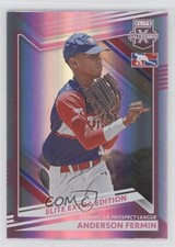 2022 Panini Elite Extra Edition Pink Anderson Fermin #179 0v7