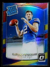 2017 Donruss Optic Nathan Peterman Red and Yellow #184 Buffalo Bills