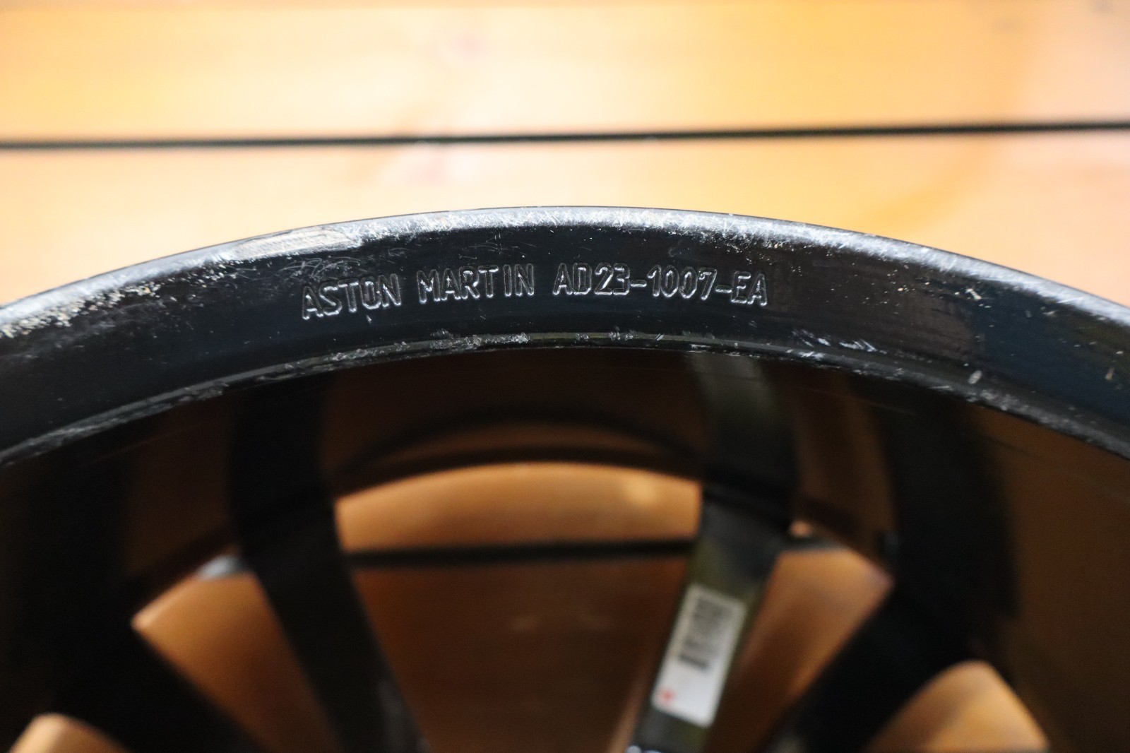 Aston Martin V12 V8 Vantage 19" Wheel Rim 19x9 OEM Polish Black AD23-1007-EA