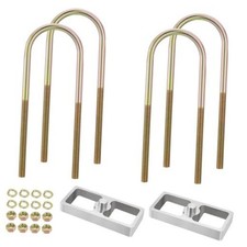 1/2 inch Universal Leaf Spring Lowering Block Kits, 5" 0.5 inch Lowering Blocks