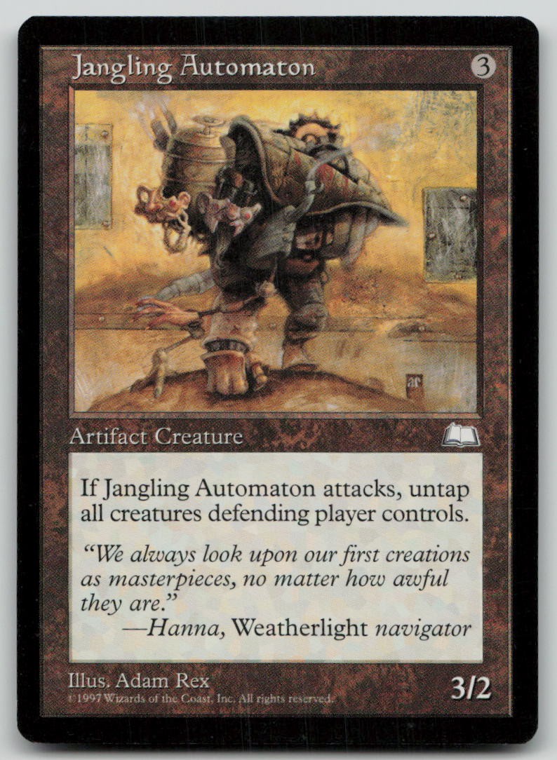 Jangling Automaton [Weatherlight - 151] Lightly Played Common Magic
