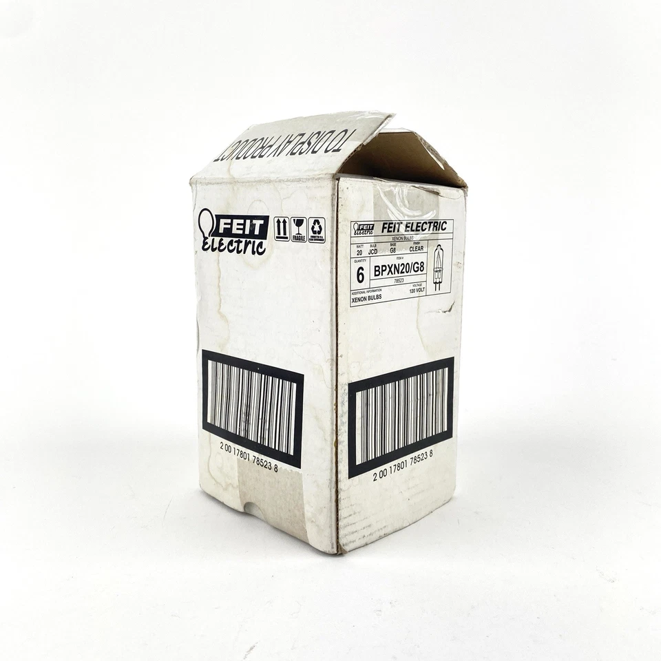 6 Feit Electric Xenon 20W 120V Clear Bulbs G8 Fitting - BPXN20/G8 - Image 3 of 3