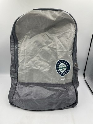 Seattle Mariners Logo Grey and Dark Grey Back Pack 16x12 inch Backpack
