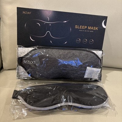 2 PK~ Sleep Eye Mask for Side Sleeper Unisex, Zero Eye Pressure 3D Sleeping Mask