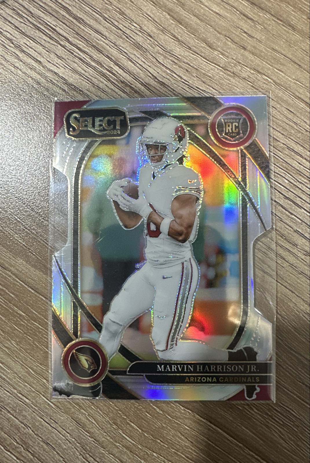 2024 Panini Select - Club Level Marvin Harrison Jr.  Silver Prizm Die-Cut (RC)