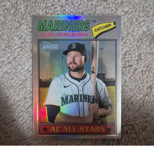 Topps 2026 Heritage AL All-Stars Insert Cal Raleigh Mariners refracter #269