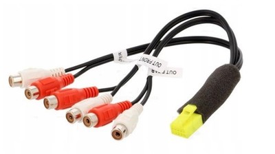 Adapter kabel  ( RCA CINCH Audio Verstärker Subwoofer )  Clarion NX-501