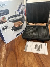 Silver Crest Panini Grill Used In Box Good Con Lowfat Grilling Model 360844_2007