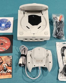 Dreamcast Region Free NEW battery & fuse🔥 ALL NEW CAPACITORS!🕹 with GAMES!
