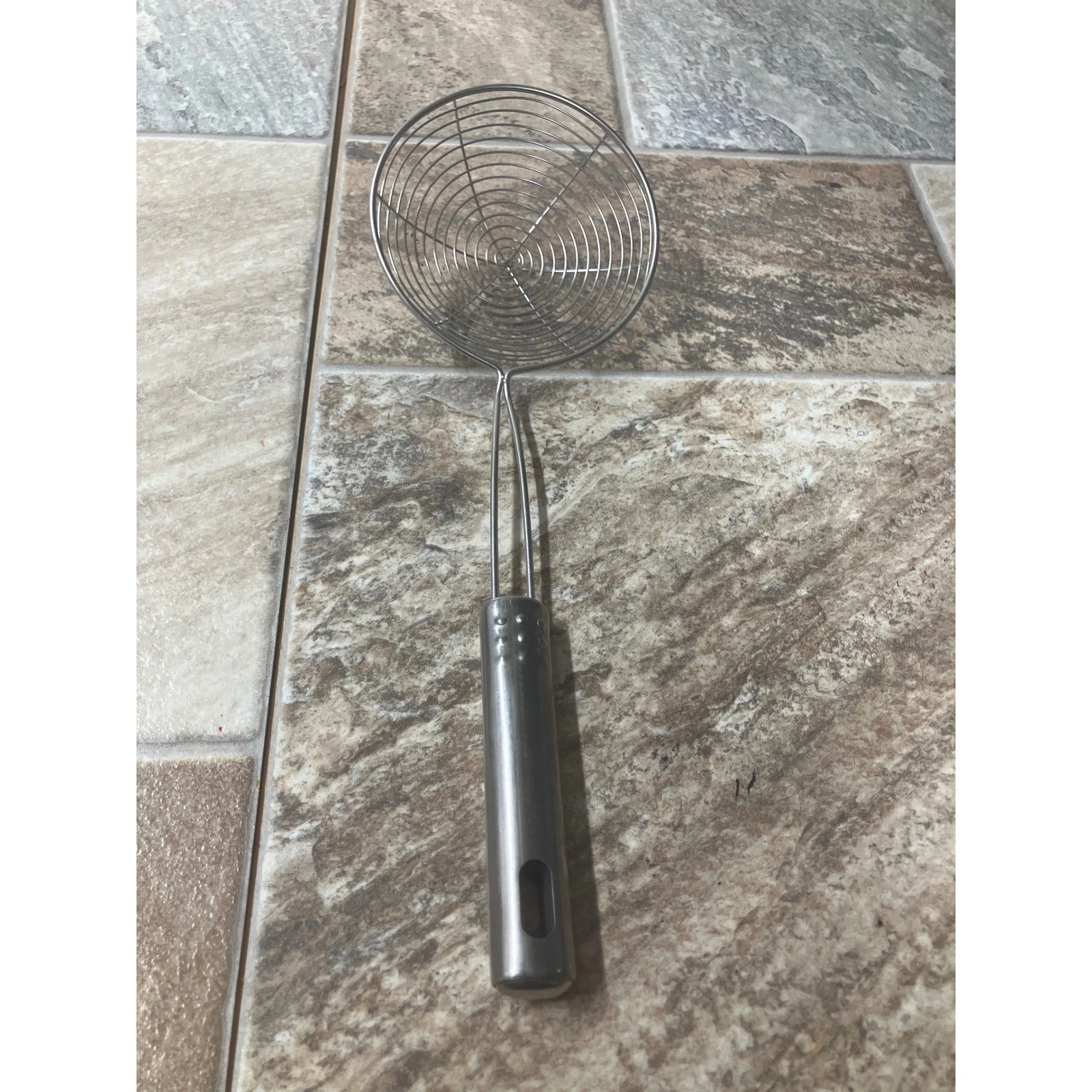 Stainless Steel Spider Strainer Skimmer Wire Mesh Ladle Kitchen Tool 11.5 Inch