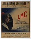 INCONNU Poster Entoilé - Ligue Maritime Et Coloniale