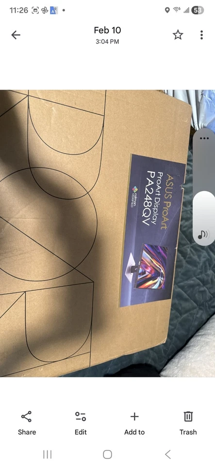 ASUS ProArt Display PA278QV 27" WQHD 75Hz 5ms Monitor Black New Factory Sealed - Image 2 of 2