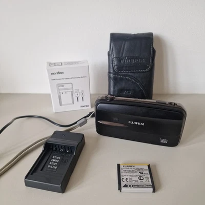 Fujifilm FinePix REAL 3D W3 10.0MP Digital Camera Black with Charger - Tested - Image 1 of 4