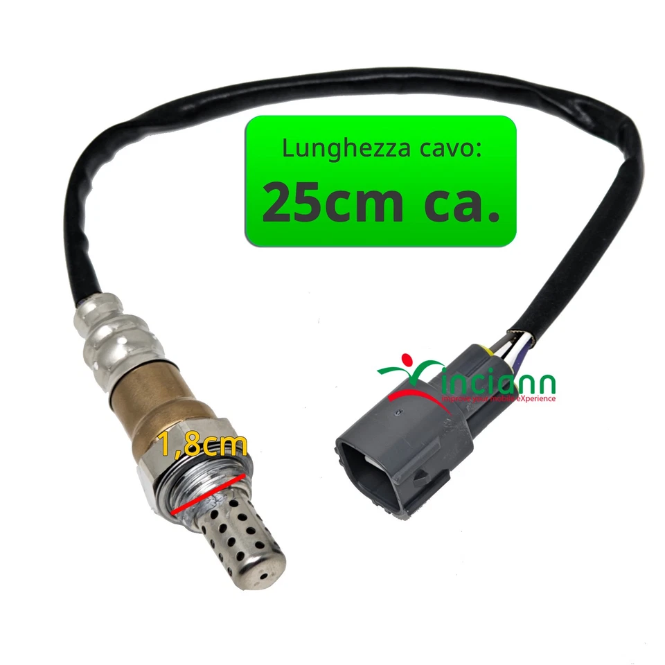 Sonda lambda sensore ossigeno Daihatsu Cuore VII 1.0 70CV 07-12 65EC - Immagine 3 di 4