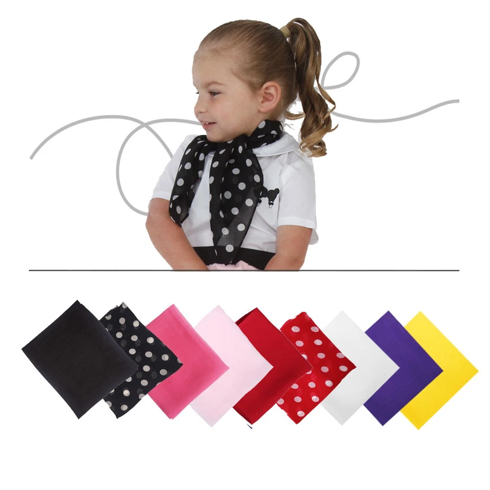 Bufanda cuello chifón transparente para mujer 20 pulgadas y 23 pulgadas accesorio estilo vintage años 50 Foto 2 de 4