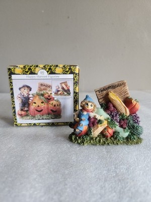 Happy Harvest Figurine Thanksgiving/Fall Decoration by Artmark   1999
