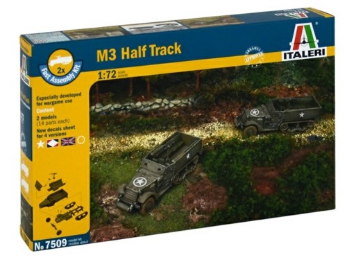 Italeri 1/72 (20mm) M3A1 Half Track (2 x Fast Assembly Kit) - Image 6