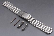 [Quasi MINT] Bracciale Uomo Vintage Omega 1171 18mm Acciaio Inox con maglie finali 