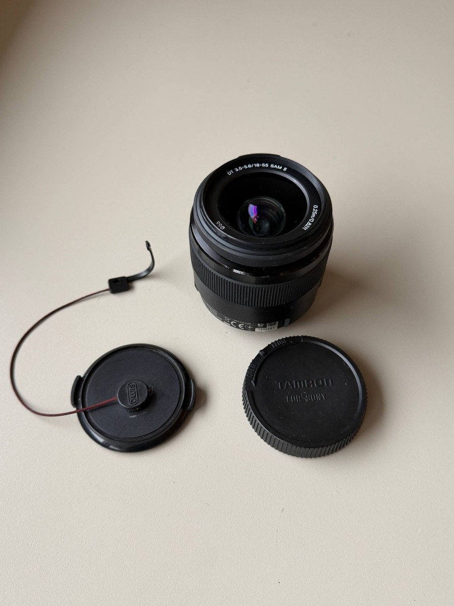 Sony DT 18-55mm f3.5-5.6 SAM II Lens SAL18552 A Mount Zoom Lens 