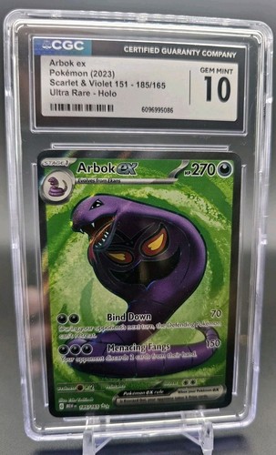 Arbok ex graded CGC 10 for sale on eBay