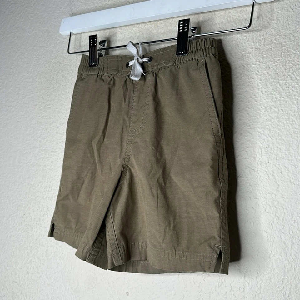 Hanna Anderson Boys Shorts Khaki Size 4 - Image 4 of 4