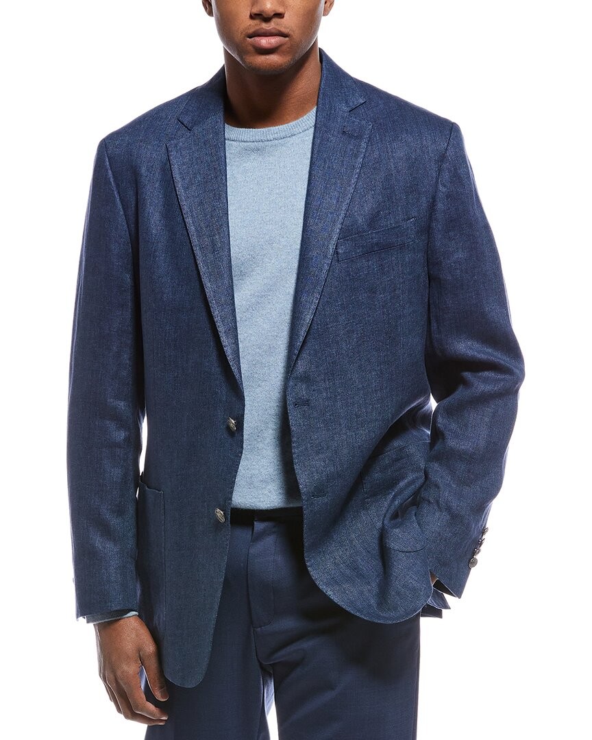 Льняной блейзер Brooks Brothers мужской 57390₽