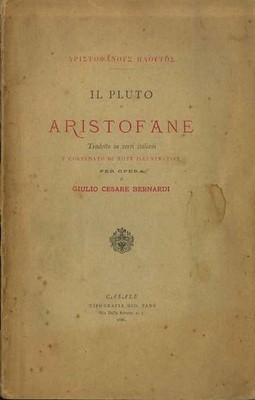 Der Pluto. In italienische Verse übersetzt und mit illustrativen Anmerkungen zur Oper versehen