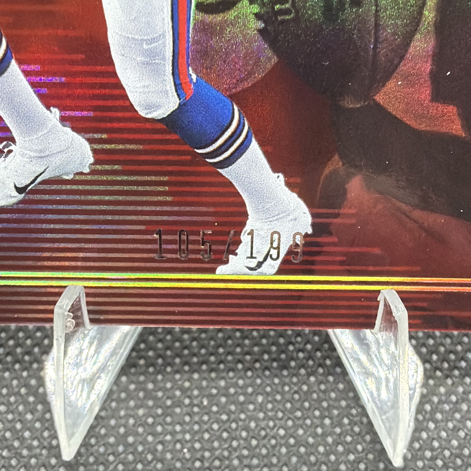 2018 Illusions Josh Allen, Jim Kelly #19 Trophy Collection Red /199 (RC)☢️☢️🔥🔥 view 5