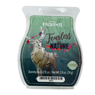 Scentsy Frozen II Fearless By Nature Scent Wax Melt Bar Slow Burning 3.2 Fl Oz