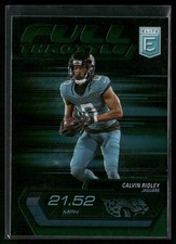 Calvin Ridley 2024 Donruss Elite #11 Full Throttle Green Jacksonville Jaguars