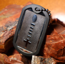 Holy Rosary Deep Engraved Third Dogtag