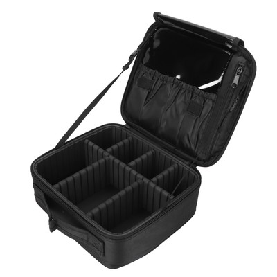 Makeup Train Case Multipurpose Travel Makeup Case Mit Einstellbaren Trennwän CUB