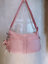 NWT Kipling Women's Izellah light pink Crossbody Bag 13"W hipster