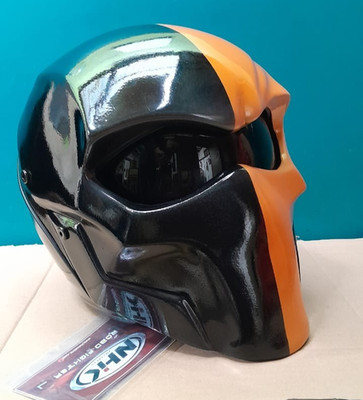 FREE SHIPPING FINISHING GLOSSY DEATHSTROKE HELMET BIKER DOT ECE APPROVED