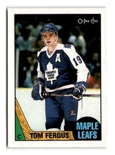 1987-88 Tom Fergus O-Pee-Chee - Toronto Maple Leafs