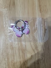 360  Rotating Butterfly Phone Ring Stand Holder Metal Finger Kickstand Knob Loop