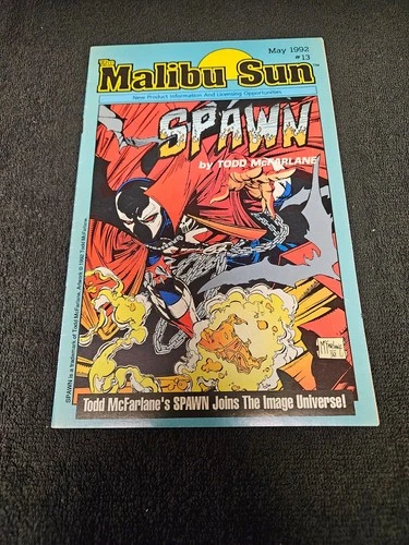 1992 MALIBU COMICS MALIBU SUN #13 VINTAGE MCFARLANE 1ST APP SPAWN IN PRINT