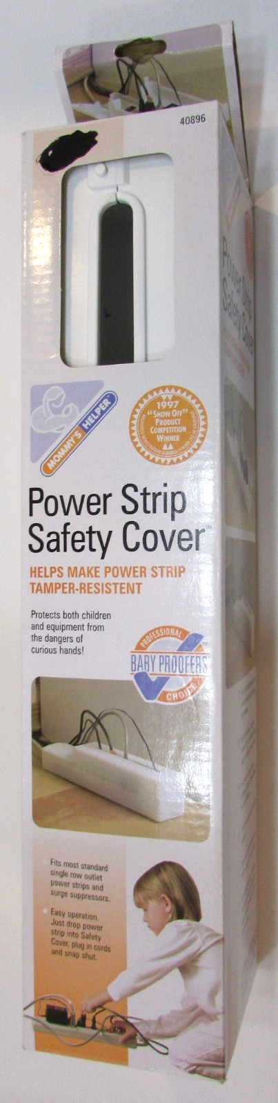 New in box Mommy's Helper Universal Power Cord Strip Safety Cover 40896