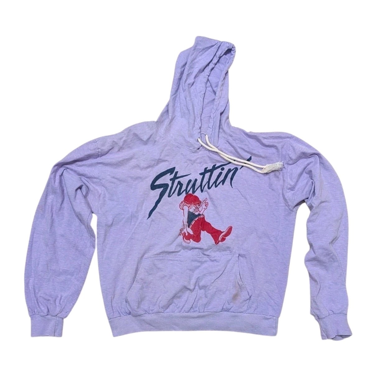 RARE Vintage 1970s Ocean Pacific Struttin' Grail Hoodie Medium Surf Skate