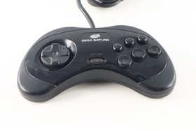 Sega Saturn Controller MK-80116 Original Black OEM Tested Working