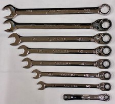 Snap-on 8pc Sae Ratcheting Wrench Set Soex Soxrr W R810c No-skip 14-34 Usa