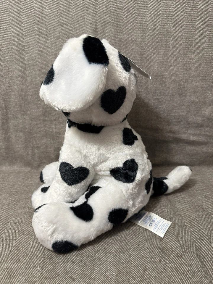 New! Build-A-Bear Be Mine Dalmatian Valentine's Day Plush with Shirt & Headband - Image 3 of 4