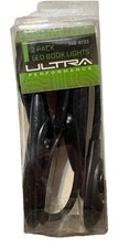 2 LED Book Reading Lights ULTRA PERFORMANCE Black Clip On with Package EUC