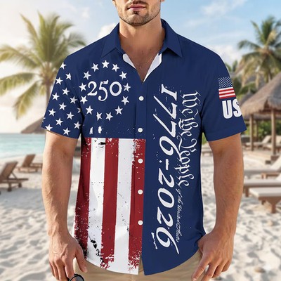 Personalized We The People United States Hawaiian Shirt Aloha