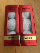 LOT of 2 Titleist DT 90 Superior Performance Durability Golf Balls 1 White New