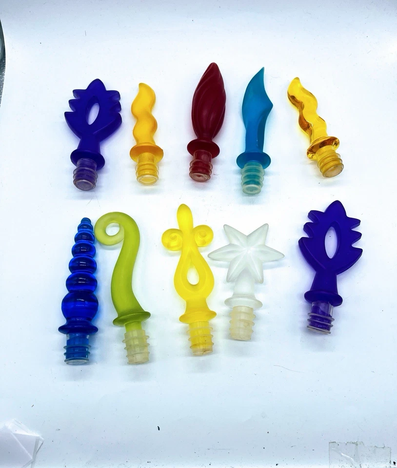 Juego de 10 tapones de botella de acrílico Foto 3 de 3