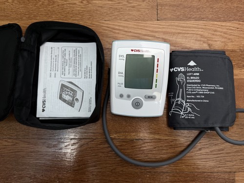 CVS Upper Arm 400 Series Blood Pressure Monitor - with case and directions